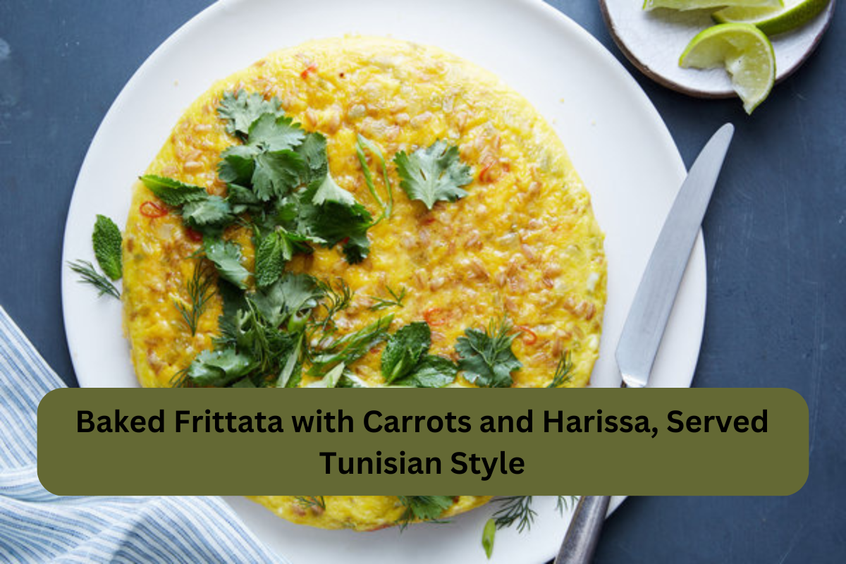 Baked Frittata with Carrots and Harissa, Served Tunisian Style